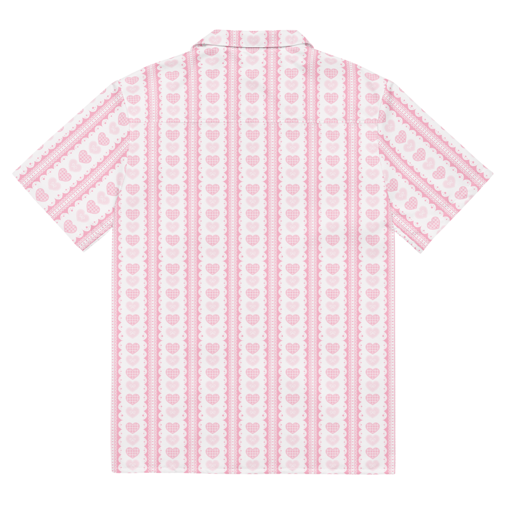 Heart Lace Button Shirt